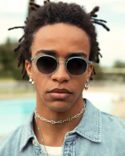 #D Turquoise pierre polarisé
